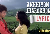 Ankhiyon ke jharokhon se song lyrics in English